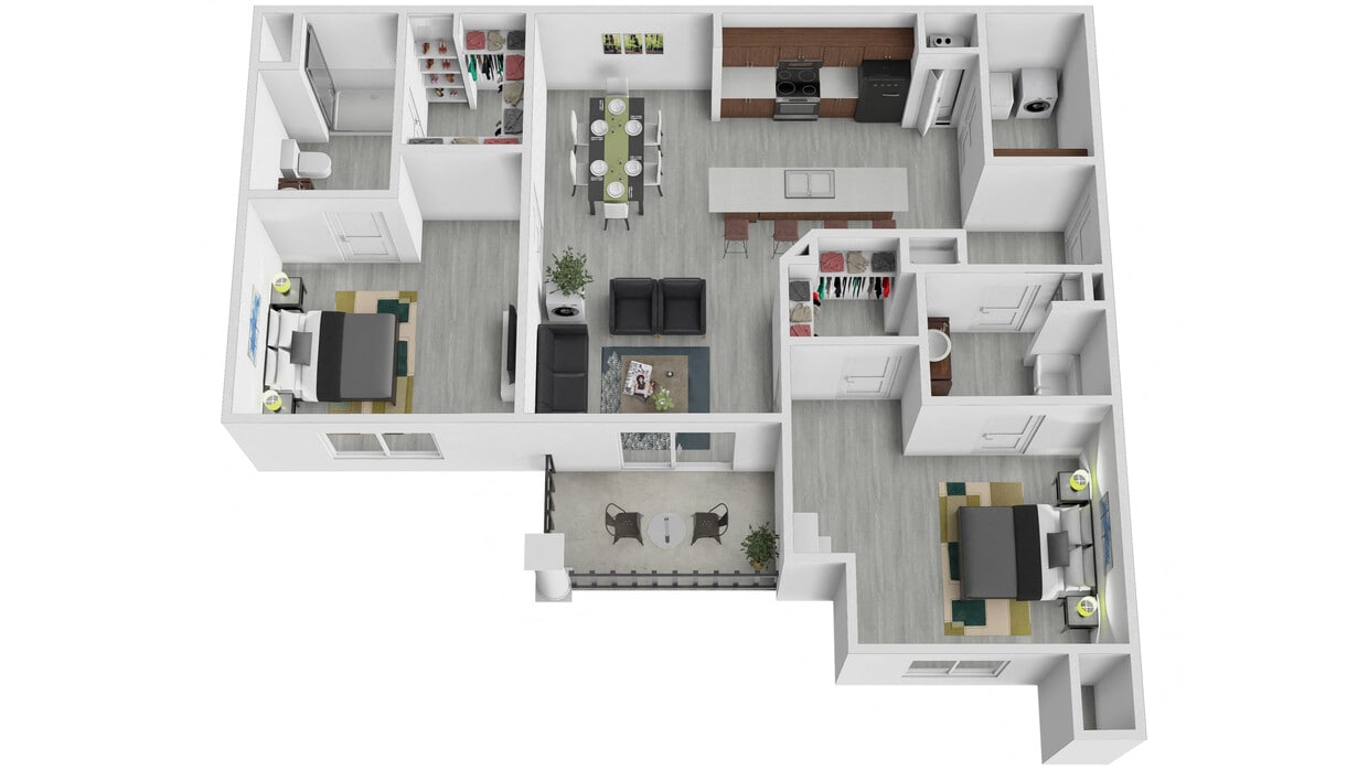 Floor Plan - 2 Bedroom