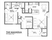 B150_2Bed_1Bath_916 Sq Ft