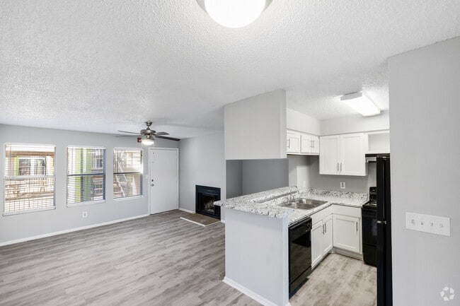 509 North Apartments - 2BR-1BA Living Area