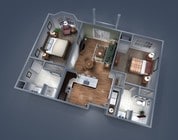 2BR/2BA