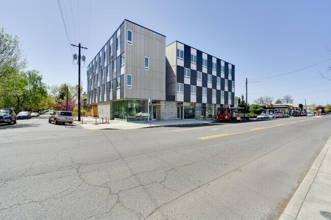 Photo - Corner Office Vibes. Ground Floor Thai Food. SE Portland Living, Unlocked. Unit 202