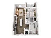 A1a | 1x1 | 740 sf