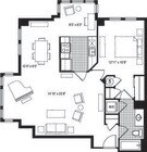 1W floor plan The Clarendon