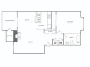 One Bedroom | 1 bed 1 bath | 660 sq ft