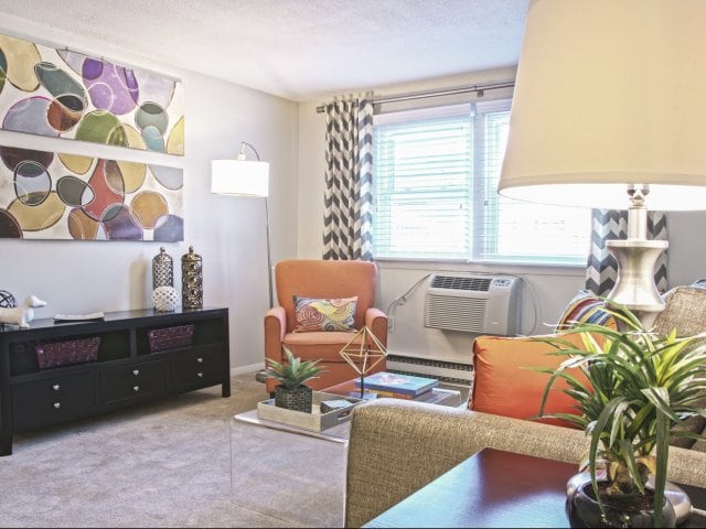 Lively sitting area