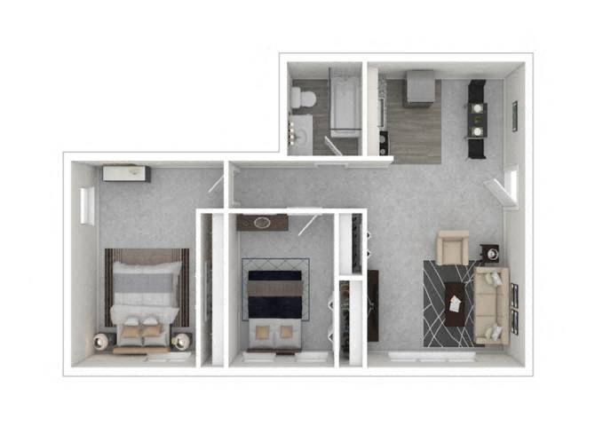 Floor Plan - 2 Bedroom