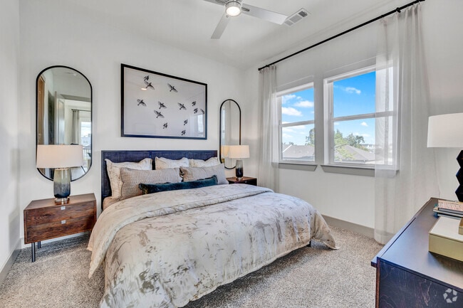 2BR, 2BA - 1,271SF - Primary Bedroom