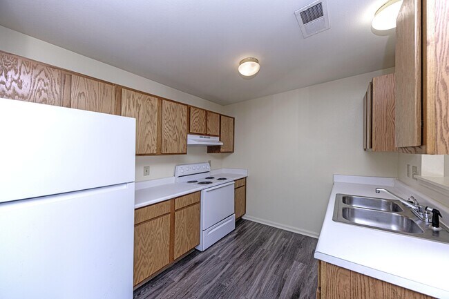 Kitchen with plentiful cabinetry