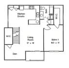 One Bedroom w/ Den