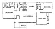3x2 1180 sq. ft.