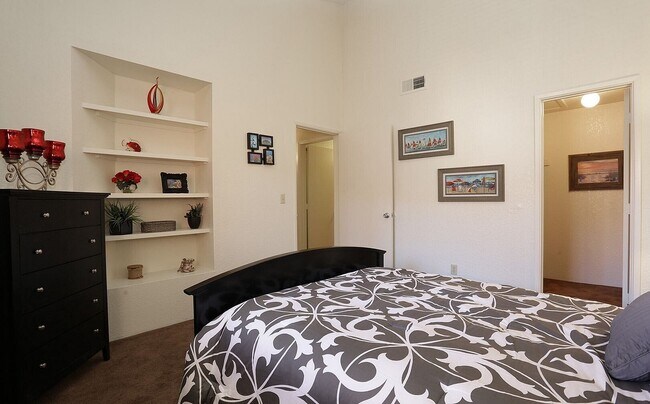 Staged Bedroom - Emerald Pointe Apartments