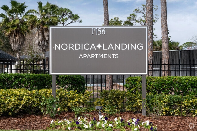 Nordica Landing Front Sign - Nordica Landing