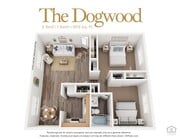 2 Bed, 1 Bath – 892 Sq Ft