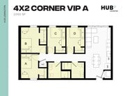 4x2 Corner VIP A