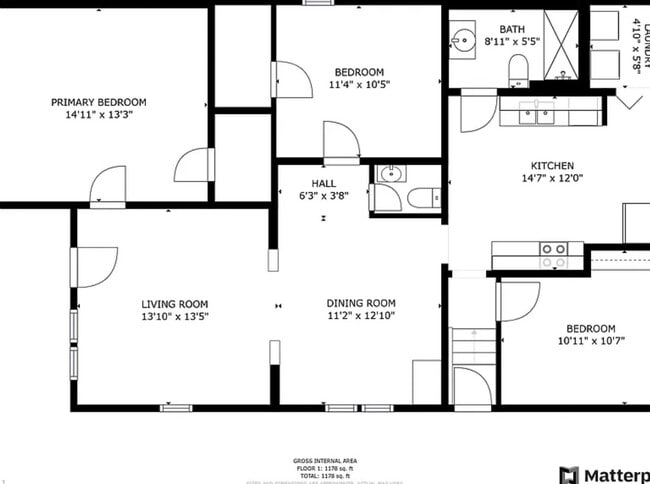 Photo - 3 bedroom 1.5 bath house - Now available for the 2026/2027 lease term!