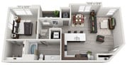 Solana Olde Town Station - Topaz - 1 Beds - 1 Baths - 849 Sq. ft.