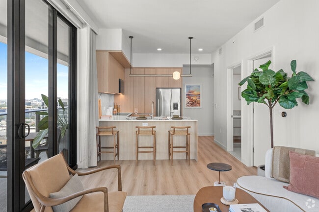 2BR, 2BA - 977SF - Kitchen - Forma Miami