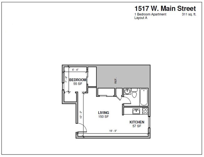 Photo - PRELEASING for AUGUST! Close to Campus Unit 1517 Apt. 1