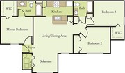 3BR/2BA
