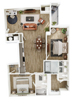 B18 floor plan The Seventeen Hundred on East