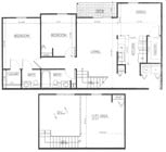 2BR/1.5BA