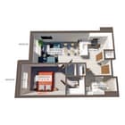 1Bed/1Bath