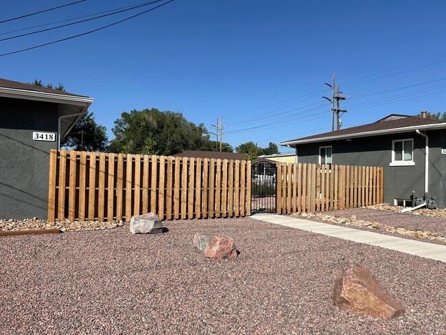 Completely fenced and secure - 3438 N Cascade Ave