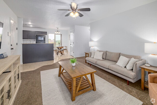 Upper Basic Furnished Unit - 3BR, 2BA - 1,300SF - Living, Kitchen, Dining Area