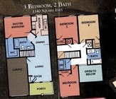 3BD/2BR