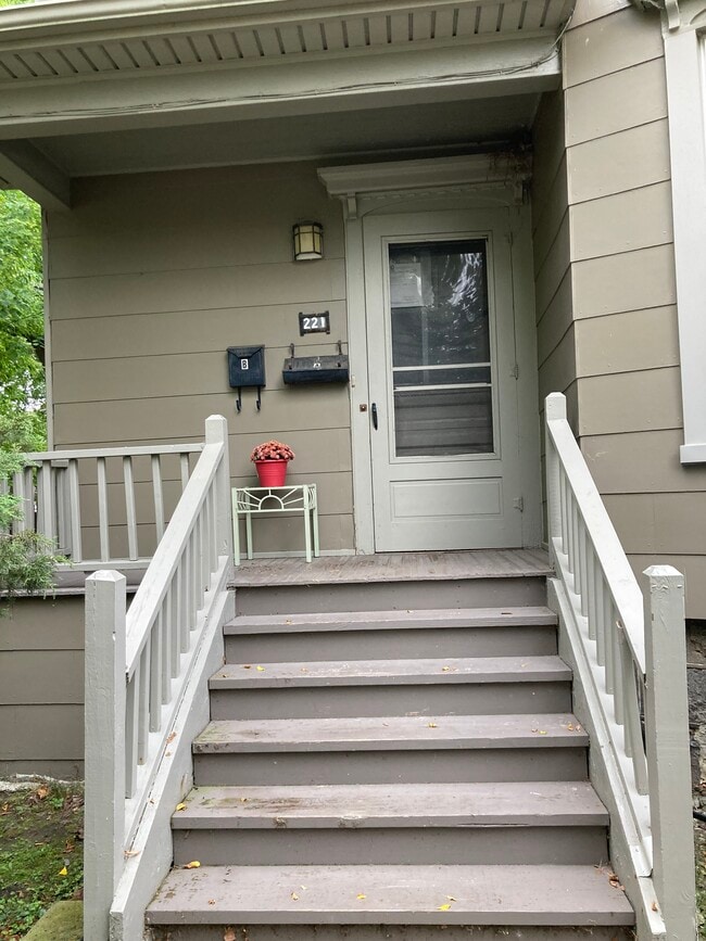 front entry - 221 W Sibley St Apartments