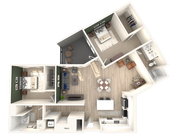 2 bed 2 bath