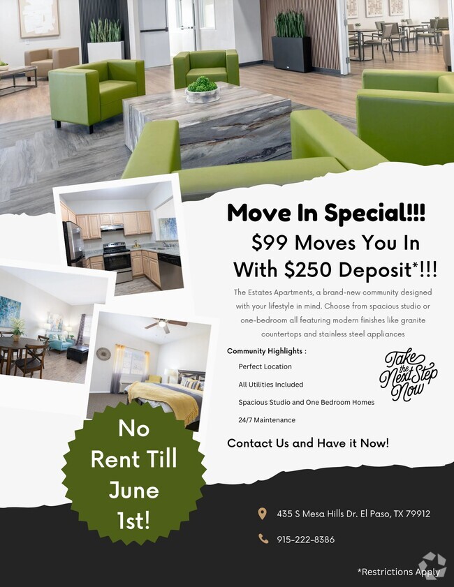 Move In Special! - The Estates Rental