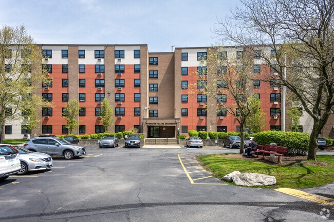 Main Entrance Wide View - Riveredge Village Apartments
