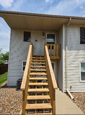 Stairs to front door