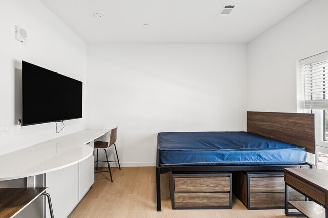 Estudio Sonata - 404 pies cuadrados - Dormitorio - The Coda