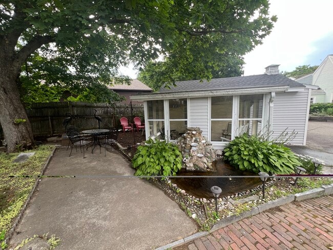 fishpond & patio - 265 Common St Unit 2