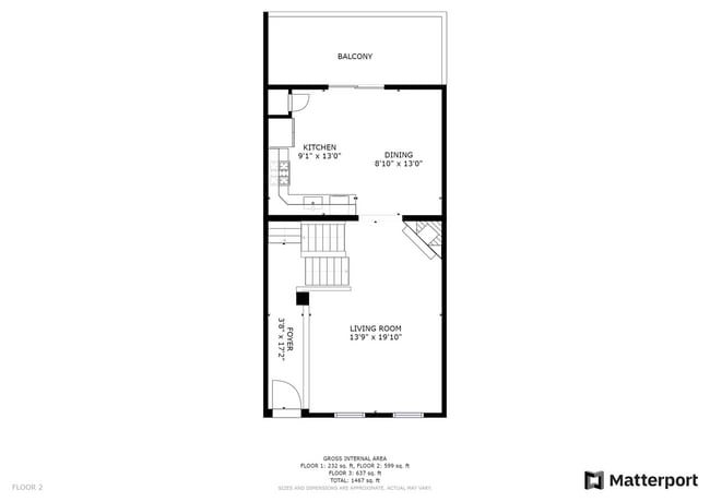 Photo - 2 Bed / 1.5 Bath Townhouse for Rent!