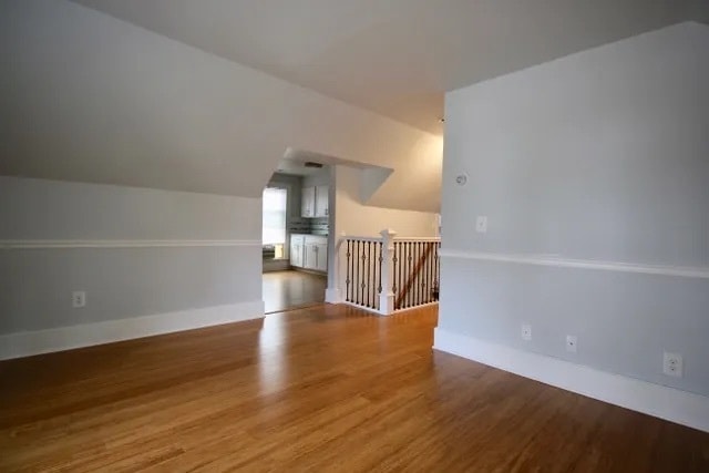 Living room toward kitchen