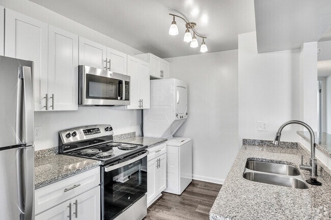 Skipjack - 2BR, 1BA -741 SF - Kitchen and Laundry