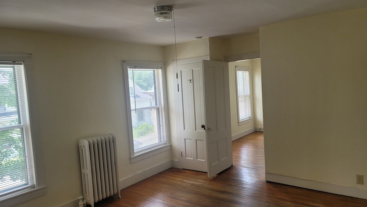 Bedroom looking into living room - 248 Elm St (Montpelier, VT)