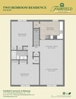 2 bed , 1 bath 1063 sq ft