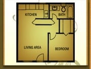 1BR/1BA