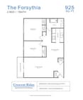 two bedroom one bath apartment floor plan crescent springs