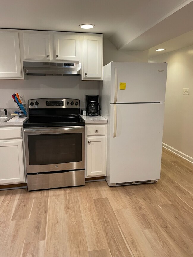 Kitchen area with newly redone floors - 4006 7th St NW