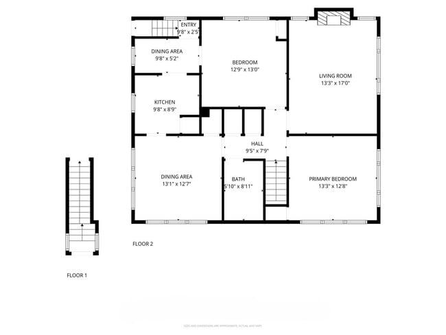 Photo - 2 Bedroom Upstairs Duplex in Southside