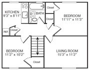 2BR/1BA