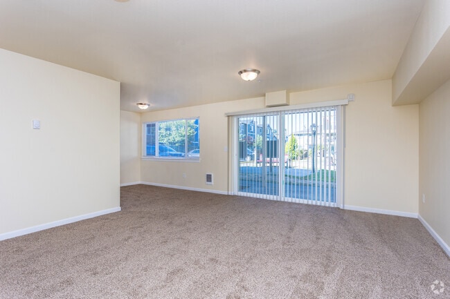 2BR, 1BA - 864SF - Living Room - Pacific Manor Apartments