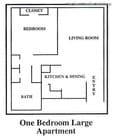 1BR/1BA
