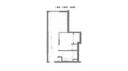 1 Bed / 1 Bath - 500 sf