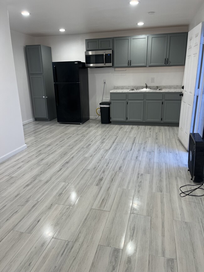 Living room with kitchen - 1535 W Canton St Casa